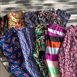 9 Pair of Tall and Curvy LulaRow Leggings